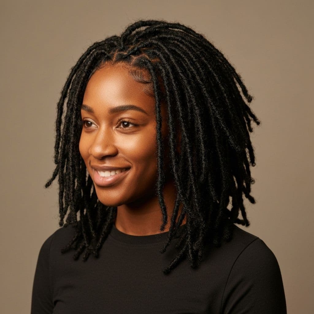 Beautiful natural hair styling